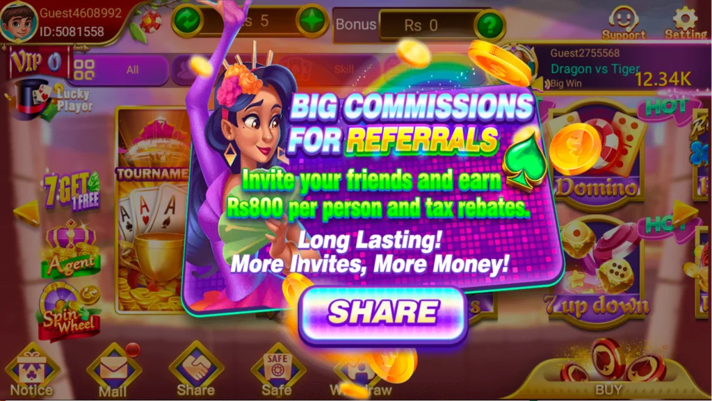 TeenPatti Mela game Bonus