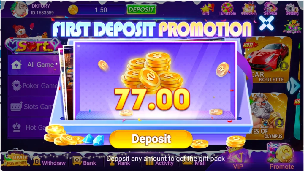 DK777 Game APK Teen Patti app in Pakistan