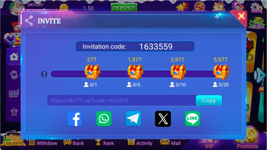 DK777 Game APK Teen Patti app in Pakistan