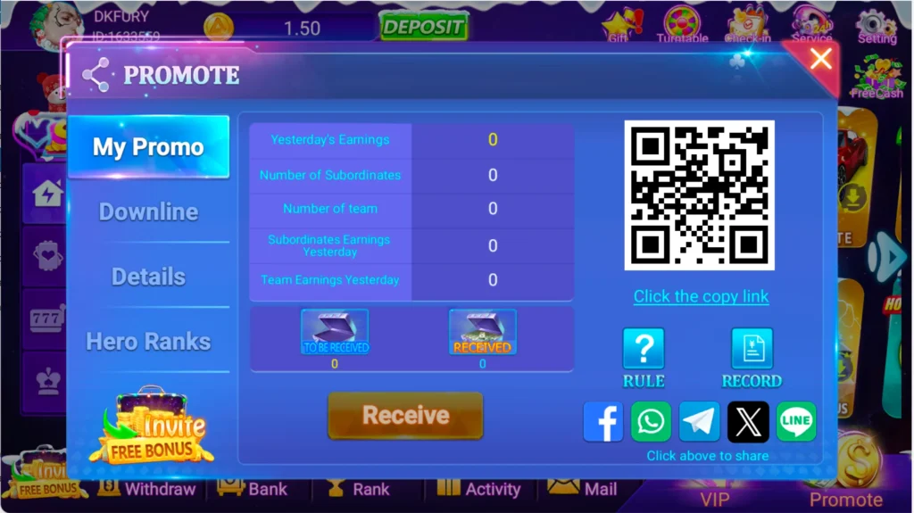 DK777 Game APK Teen Patti app in Pakistan