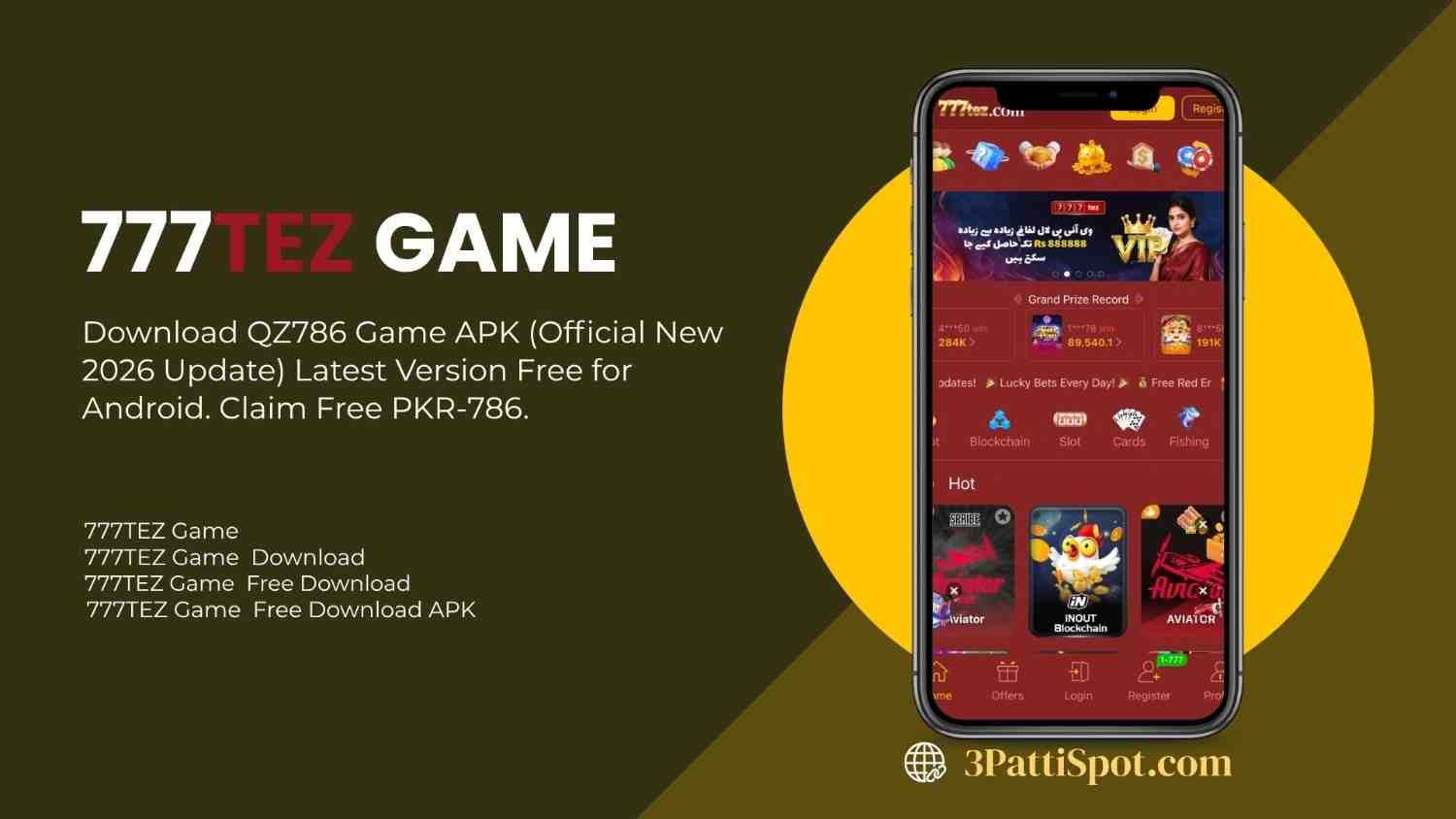 777TEZ Game free APK download and Install