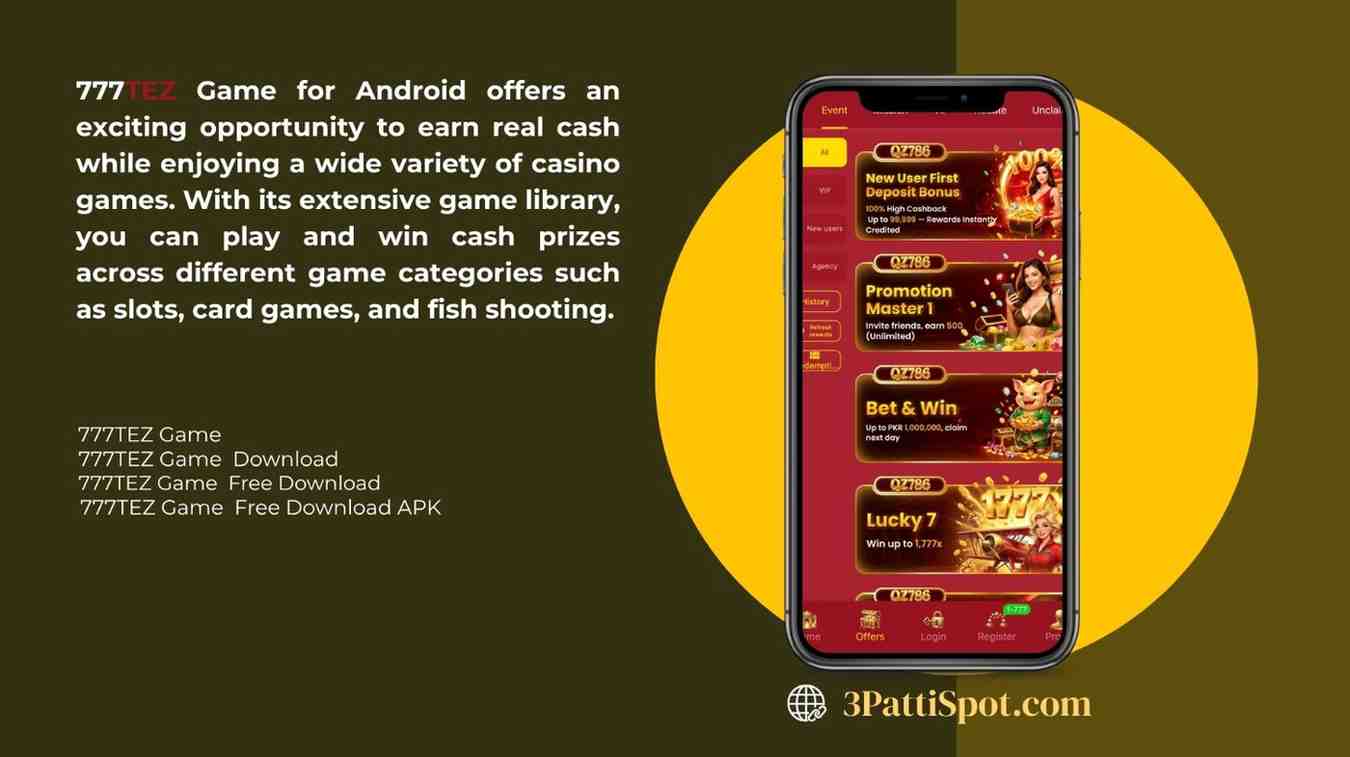 777TEZ Game free events. to win more free money 