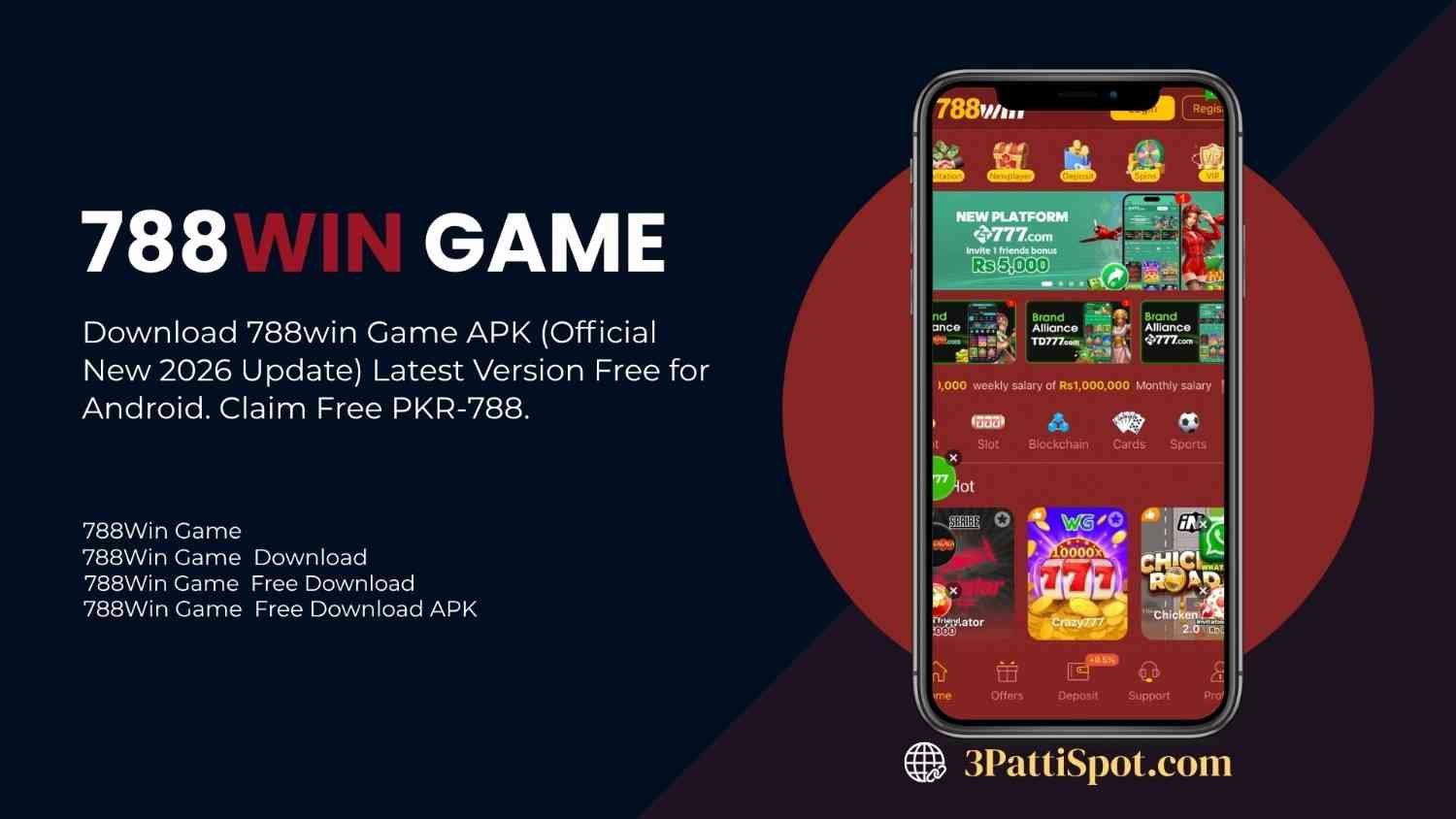 Download the 788Win Game APK for Free in Pakistan