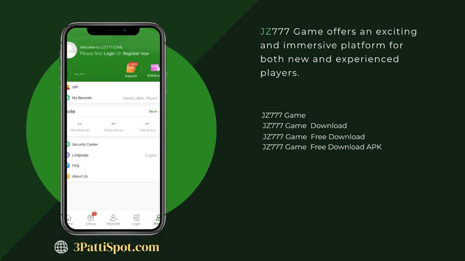 Image showing ZS777 Game, a user-friendly JZ777 Game alternative in Pakistan, with multiple casino games, fast withdrawals, and wallet features.